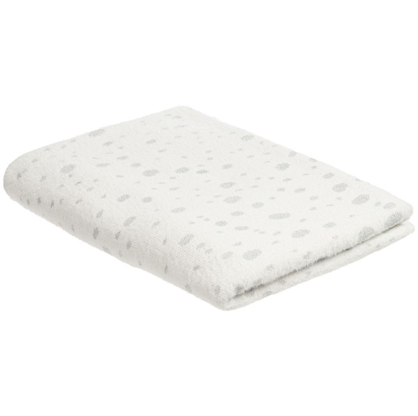 Плед Snowspot Fluffy, белый с люрексом, 100х170 см