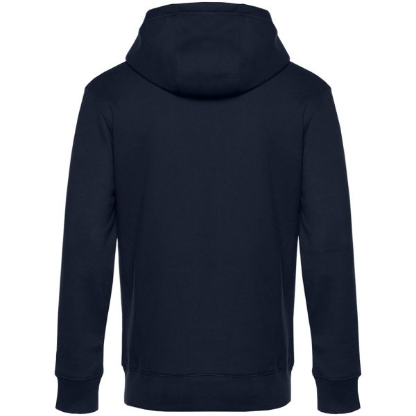 Толстовка с капюшоном унисекс King, темно-синяя, XS–4XL