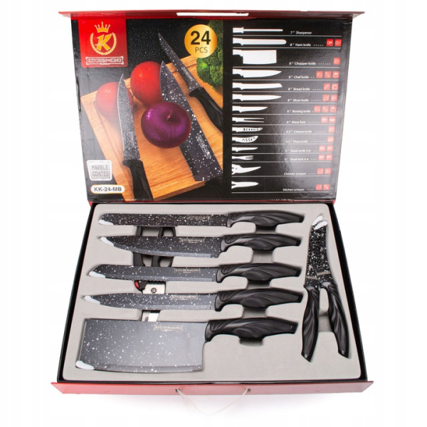 Набор кухонных ножей Zepter Knife Set 18 предметов