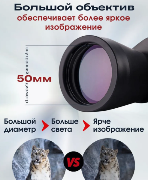 Бинокль 80х80 профессиональный, влагостойкий
