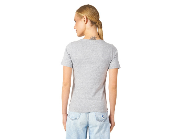 Футболка "Heavy Super Club" женская, Размер XL, Цвет серый меланж