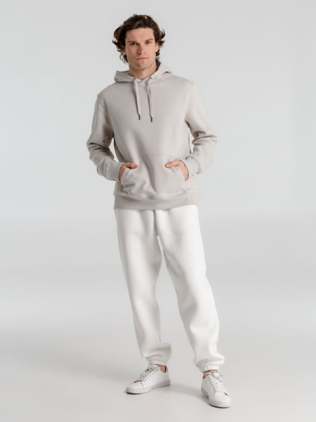 Толстовка с капюшоном унисекс King, дымчато-серая, XS–3XL