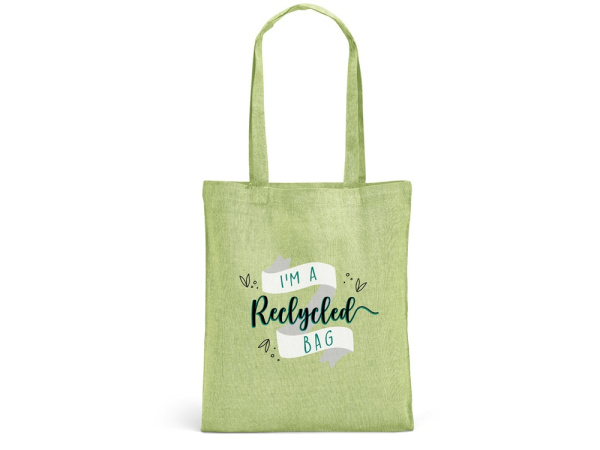 Сумка из переработанного хлопка «RYNEK», 140 г/м2, Цвет светло-зеленый