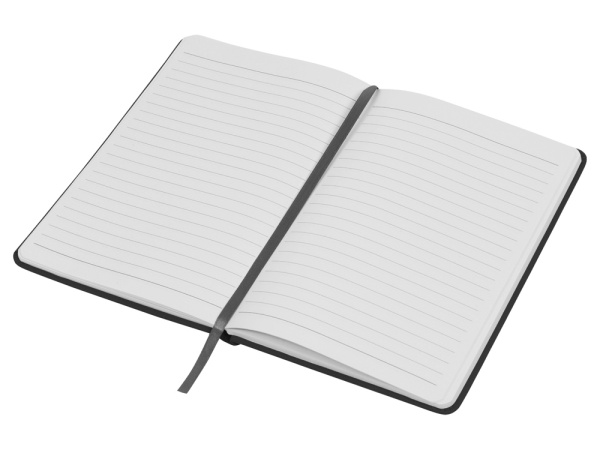 Блокнот А5 «Spectrum» с линованными страницами, Размер A5, Цвет черный