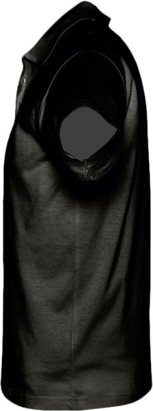 Рубашка поло мужская Prescott Men 170, черная, S–XXXL
