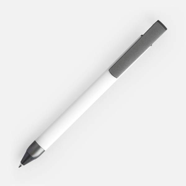 Ручка шариковая Standic с подставкой для телефона, белая, 14,5х1,5 см