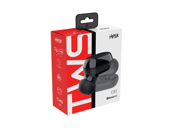 Беспроводные наушники TWS «OKI», Цвет черный