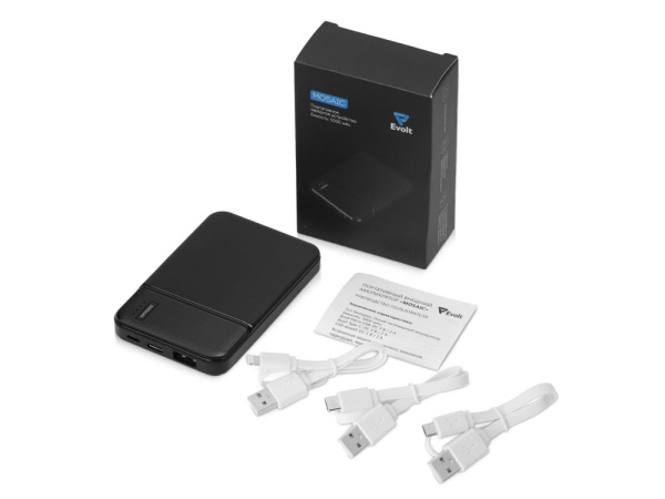 Внешний аккумулятор «Mosaic», 5000 mAh, Цвет черный