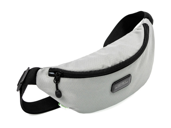 Универсальная водостойкая сумка на пояс «Bumble» из переработанного пластика, Цвет серый