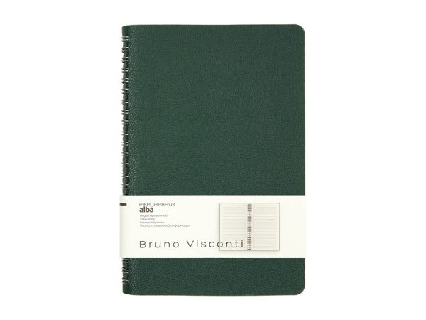 Ежедневник недатированный А5 «Alba», Цвет зеленый