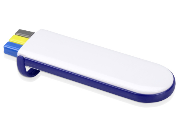 Подарочный набор ручек «Квартет», Цвет белый/синий