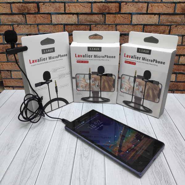 Петличный микрофон JH-043 Lavalier MicroPhone