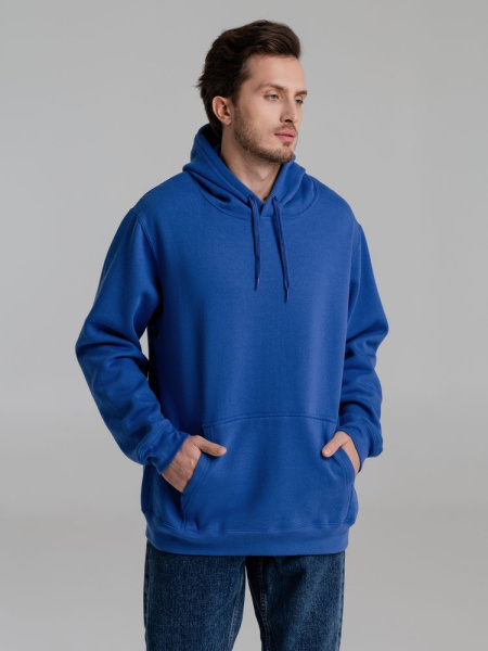 Толстовка с капюшоном Slam 320, ярко-синяя, XS–XXL