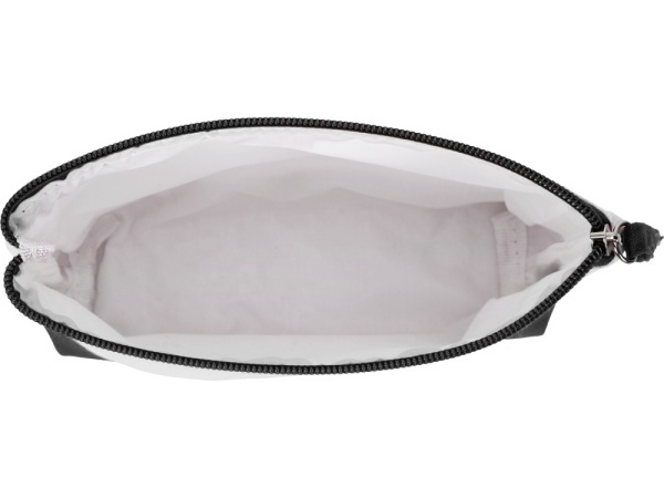 Косметичка хлопковая «Cotton», Цвет белый/черный