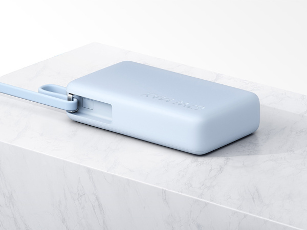 Внешний аккумулятор со встроенным кабелем Xiaomi 67W Power Bank (Integrated Cable), 10000 мАч, Цвет голубой