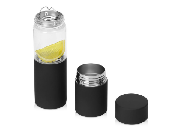 Бутылка для воды «FLAVOUR U SEE», Цвет черный