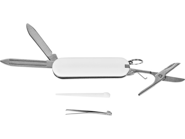Мультитул-брелок 5-в-1 «Pinny», Цвет белый