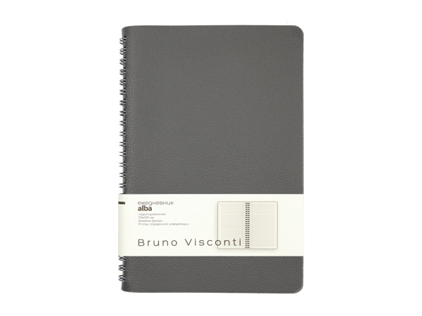 Ежедневник недатированный А5 «Alba», Цвет серый