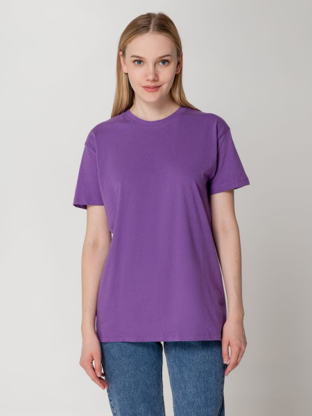 Футболка унисекс Regent 150, фиолетовая, XS–XXL