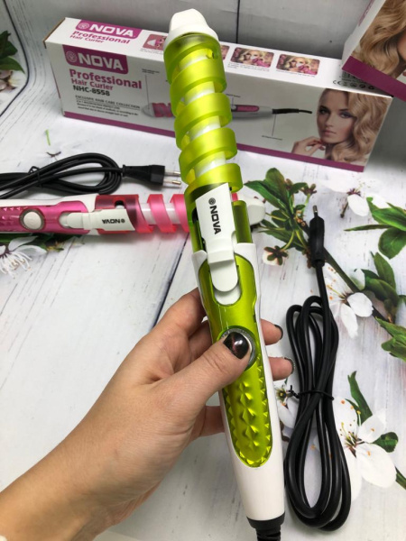 Профессиональная плойка для волос NOVA Professional Hair Curler NHC-5322 (5311)