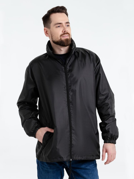 Ветровка унисекс Shift, черная, XS–3XL