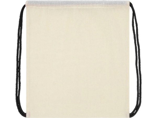 Рюкзак «Oregon» с цветными веревками, Цвет бежевый/черный