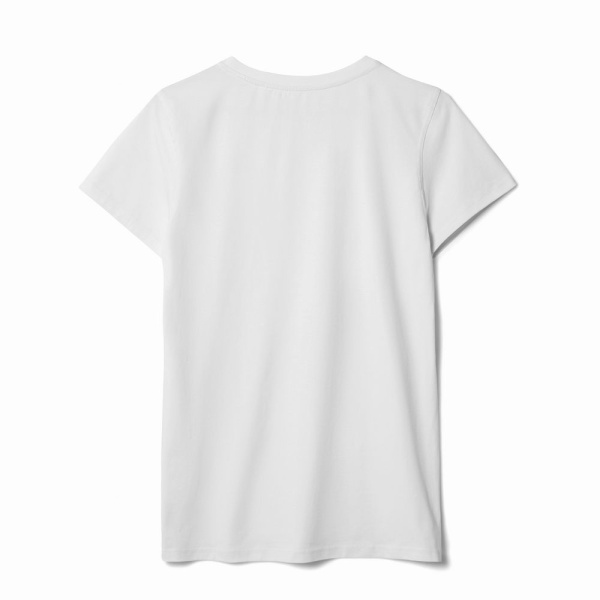 Футболка женская T-bolka Stretch Lady, белая, S-XXL