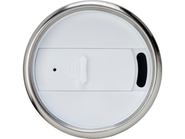 Термокружка «Elwood», 400 мл, Цвет серебристый/белый