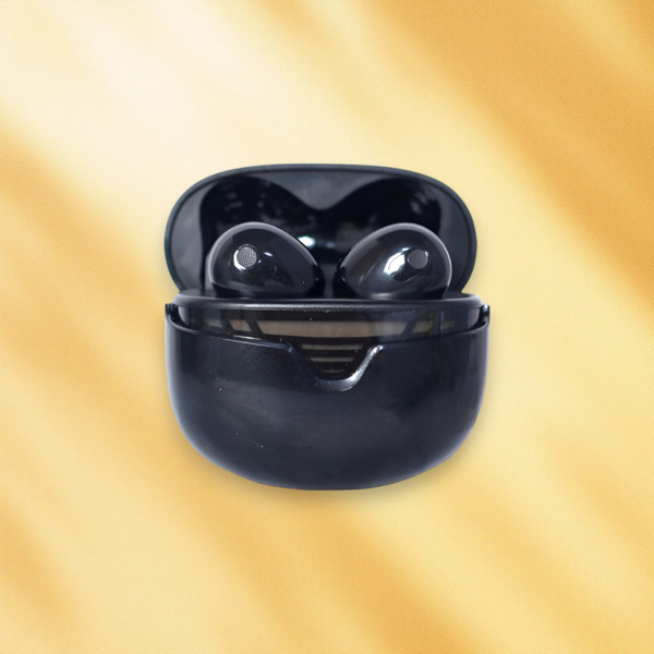 Наушники беспроводные MRM Power WS06 (mini), внутриканальные, черные / Стильный звук без проводов