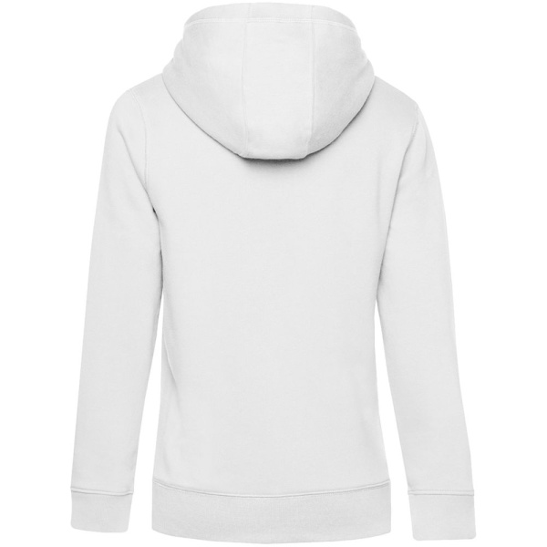 Толстовка с капюшоном женская Queen, белая, XS–3XL