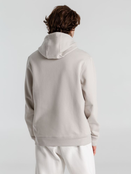 Толстовка с капюшоном унисекс King, дымчато-серая, XS–3XL
