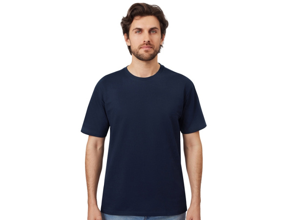 Футболка из френч терри «Warsaw», унисекс, Размер XS, Цвет темно-синий