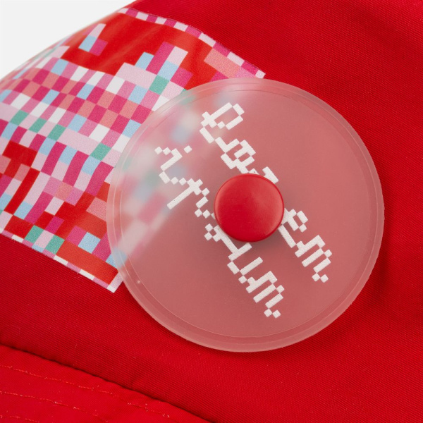 Лейбл из ПВХ Dzeta Round, L, прозрачный, 5х5,01х0,2 см