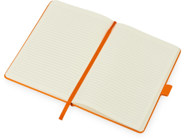 Блокнот А5 в твердой обложке «Vision 2.0» soft-touch, Размер А5, Цвет оранжевый