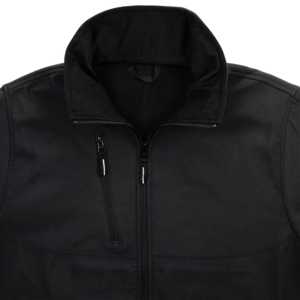 Куртка софтшелл мужская Zagreb, черная, S–XXL