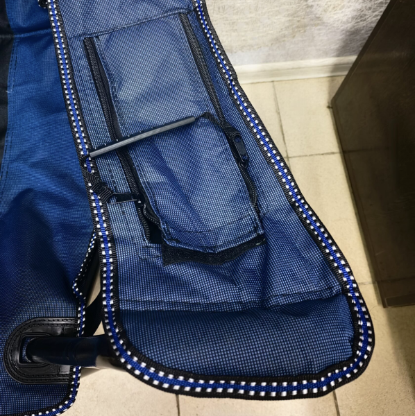 Многофункциональное крепкое складное кресло с термосумкой и карманом и закрепленное к зонту "CADAC"