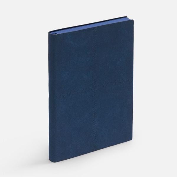 Ежедневник Stitch, недатированный, синий, 17,5х24,5х2 см
