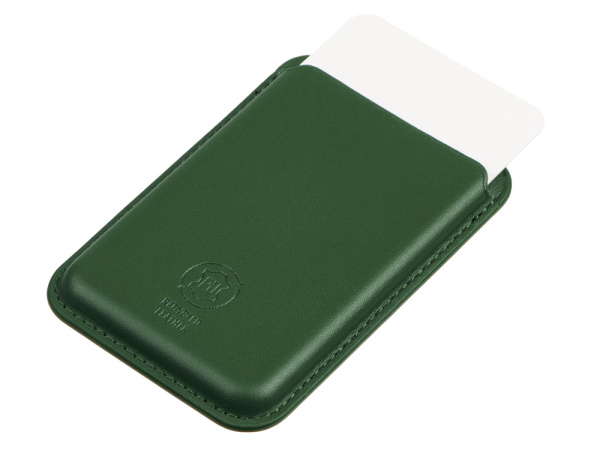 Магнитный картхолдер «Cairo» для iPhone и других смартфонов, Цвет темно-зеленый
