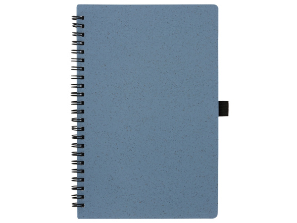 Блокнот А5 «Toledo M» с обложкой из пшеницы и пластика, Размер A5, Цвет синий