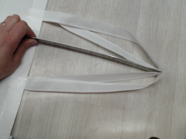 Сумка «Tamy» с карманом, Цвет белый