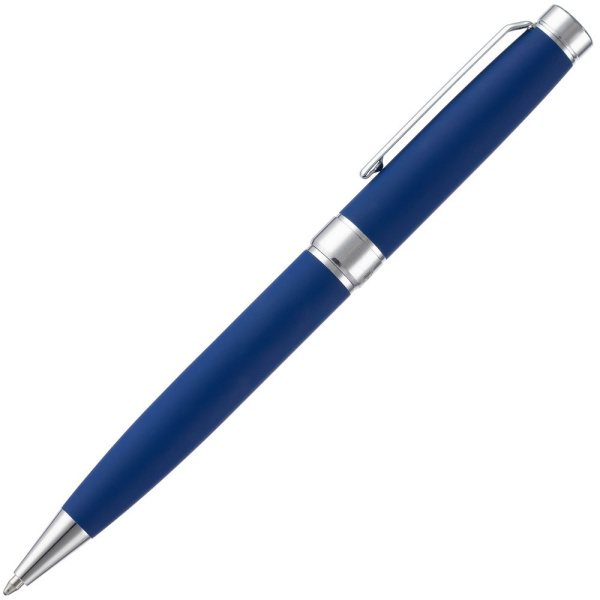 Ручка шариковая Broad Ring Soft Touch, темно-синяя, 14,1x1,2 см