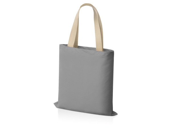 Сумка для шопинга «Steady» хлопковая с парусиновыми ручками, 260 г/м2, Цвет серый
