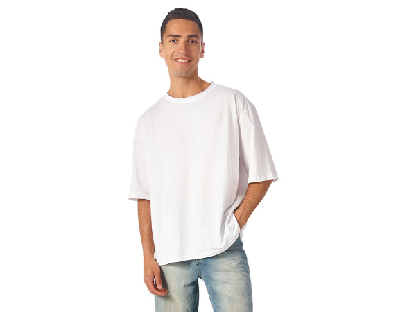 Футболка оверсайз «Liyon» унисекс, Размер XL-2XL, Цвет белый
