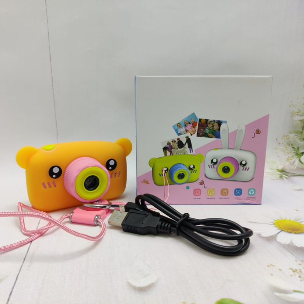 Детский фотоаппарат Zup Childrens Fun Camera со встроенной памятью и играми Мишка