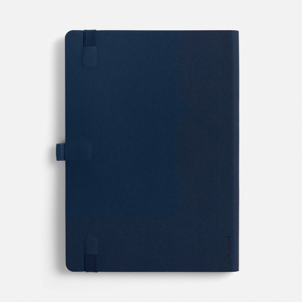 Ежедневник Peel Flex, недатированный, синий, 15х20,8х1,5 см