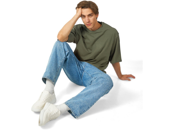 Футболка оверсайз «Berlin» унисекс, Размер XS-S, Цвет хаки