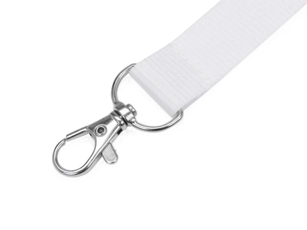 Ланьярд с карабином, Цвет белый