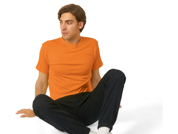 Футболка "Super Heavy Super Club" мужская, Размер L, Цвет оранжевый