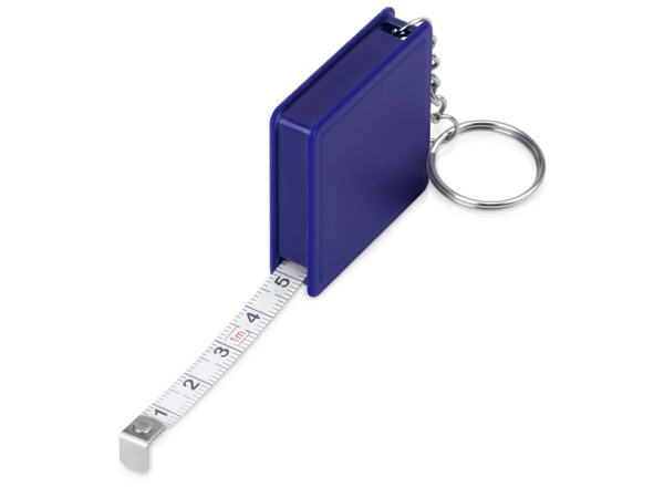 Брелок-рулетка «Дюйм», 1м, Размер 1м, Цвет синий