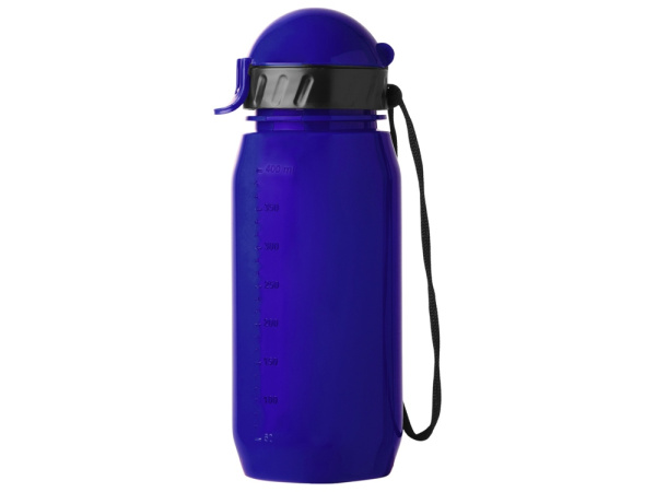 Бутылка для воды с трубочкой «Little», 400 мл, Цвет синий